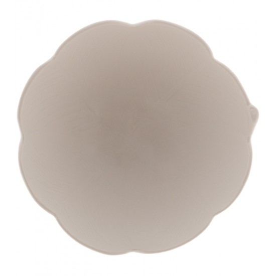 Bowl 13x7cm Decorativo De Cerâmica Banana Leaf Branco